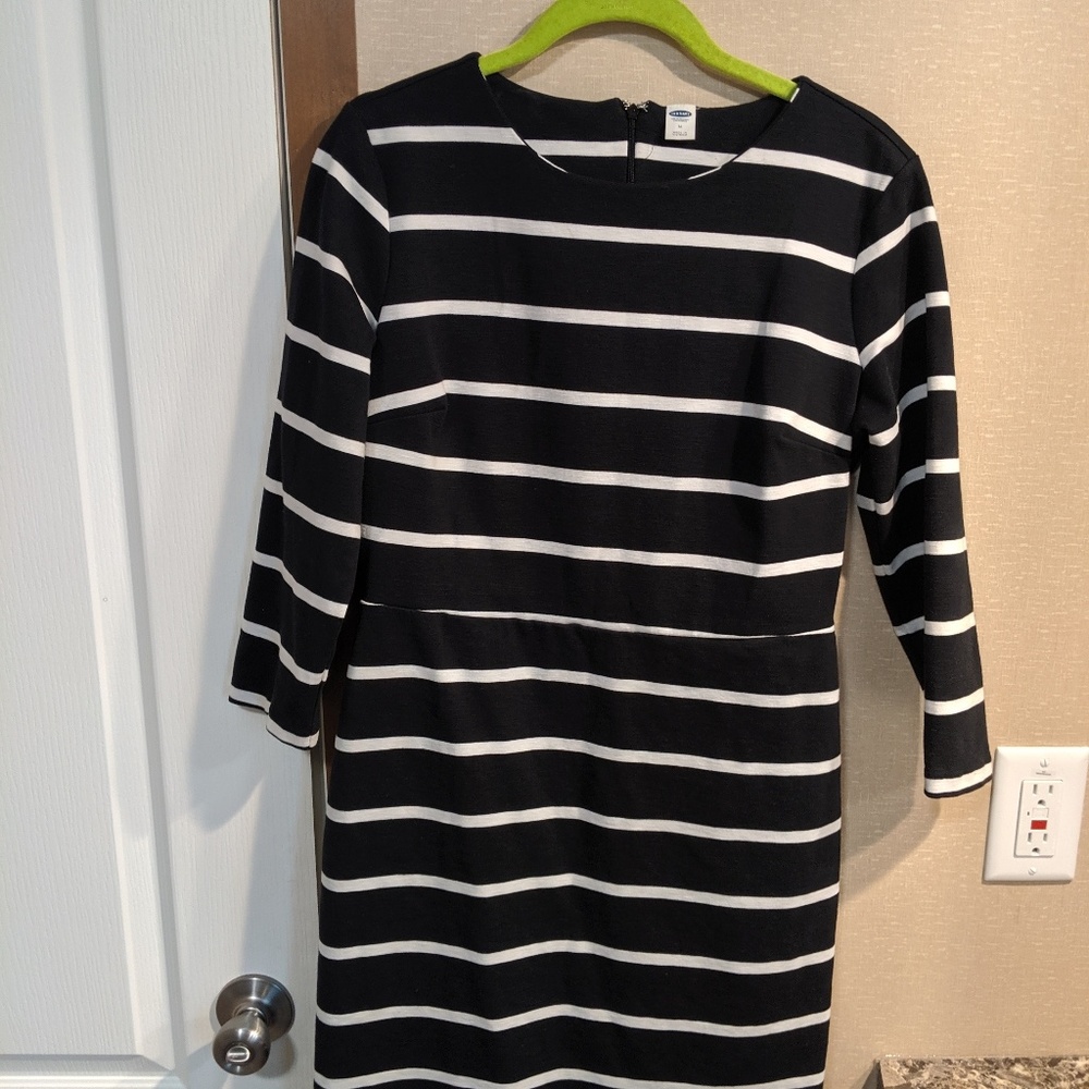 cropped mini striped dress